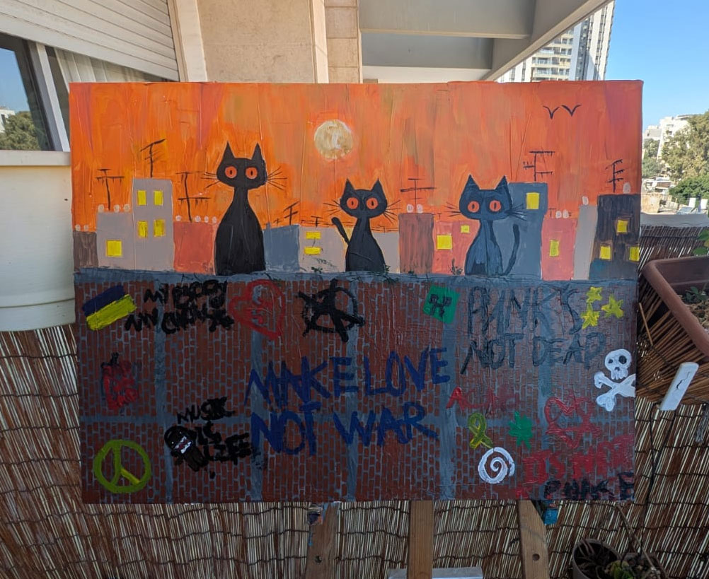 Rooftop Cats: Make Love Not War